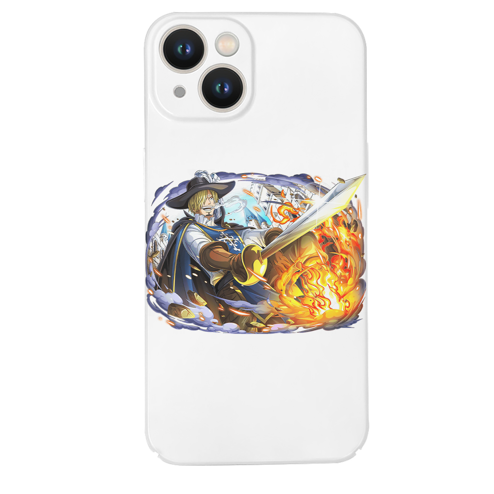 （画像用） ワンピース サンジ ONE PIECE Sanji 【iPhone 14シリーズ対応】ハードケース